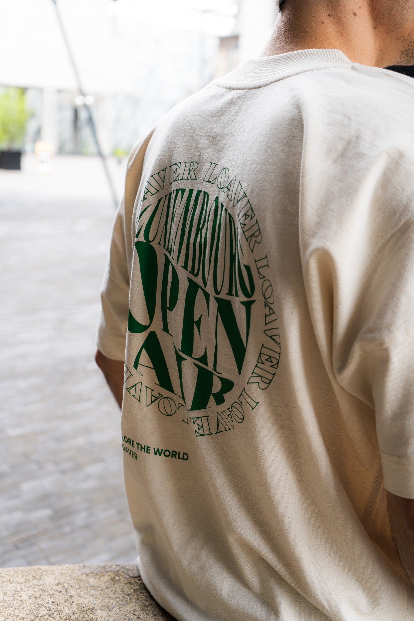Explore The World T-Shirt Beige